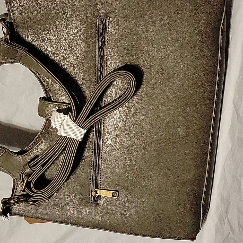 Frye And CO Womens Tote Large Handbag Weston Olive Night NWT - Picture 4 of 4